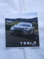 Tesla Model S Prospekt 2013 NEU A5 Format