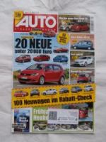 Auto Strassenverkehr 8/2013 Mini One R56 vs. Opel Adam 1.4,