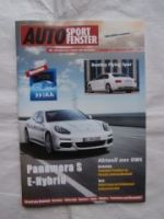 Auto Sport Fenster 9/2013 Panamera S E-Hybrid,Bentley Flying Spu