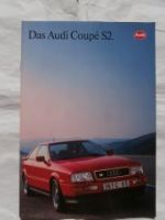 Audi Coupé S2 Typ8B Prospekt Rarität