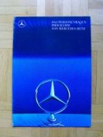 Mercedes Benz PKW W201 W124 W126 R107 Prospekt 8/1987