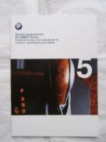 BMW 5 Series Special equipment Brochure E39 September 1999