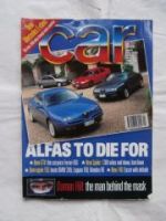 car magazine 7/1995 Alfa Spider, BMW 318iS E36,GTV,146,Mini Coop