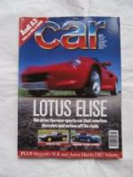car magazine 8/1996 Lotus Elise, Ginetta G27,Renault Sport Spide