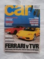 car magazine 8/2000 Porsche 911 Turbo (996) vs. 959,Holden