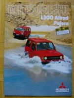 Mitsubishi L300 Allrad Pajero Prospekt 9/1984