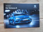 VW Scirocco R (Typ 13) Prospekt Mai 2016 NEU