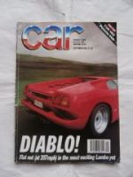 car 9/1991 Lamborghini Diablo,TVR V8S,Audi 100 S4 C4,Corolla,