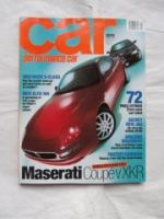 car 11/1998 Maserati coupé vs. Jaguar XKR, Alfa 166,XK180,