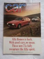 car 7/1987 Alfa Romeo 75,Alfa 33,Mercedes 230CE,300CE C124