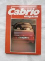 Cabrio magazin Heft 1986 Mengers Mini,Leinwarther & Balzek R107