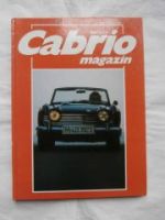 Cabrio magazin 2/1984 Honda Prelude Cabrio,Corsa Spider,Fiesta F