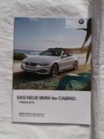 BMW 428i +xDrive 435i 420d F33 Cabrio Preisliste November 2013