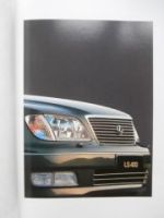 Lexus LS400 Prospekt November 1997 +Preisliste Rarität