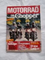 Motorrad 4/1981 Yamaha XV 750 Special vs. Honda CB 750C