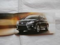 Lexus RX Flyer Prospekt Rarität 2013