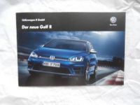 VW Golf7 R Prospekt September 2013 NEU Typ5G