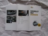 Chevrolet Volt Overview Flyer Prospekt NEU Rarität