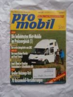 pro mobil 3/1991 LMC, Reimo Florida auf Transit,Coachmen Leprech