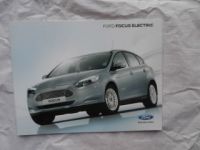 Ford Focus Electric Prospekt Juli 2013 NEU