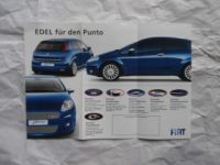 Fiat Punto Typ199 Edels Zubehör Flyer Prospekt NEU