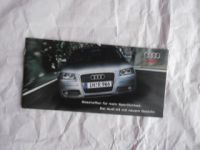Audi A3 Typ 8P Juni 2005 Prospekt NEU