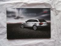Audi A4 Avant Typ 8K Prospekt Vorstellung NEU