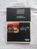 Mini Verkäuferhandbuch R56 R57 März 2007 Rarität