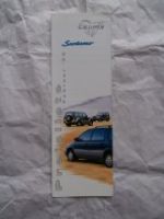 Mitsubishi Galloper Santamo Preisliste Februar 1999
