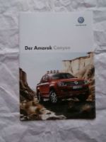 VW Amarok Canyon Prospekt Januar 2014 NEU