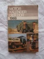 Motor Kalender der DDR 1988 IFA L60.Robur,SPW80,T-34,