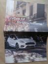 Ford Fiesta neues Modell A3 Format Prospekt Mdj. 2018