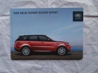 Land Rover Range Rover Sport Buch Oktober 2013 NEU