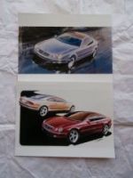 Mercedes Benz Coupé Studie Pressefotos CLK W208 2/1993