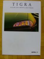 Opel Tigra Color Line Arden & Rio Verde Prospekt 8/1996