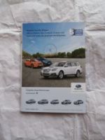 Subaru Modelle Modelljahr 2013 DVD NEU