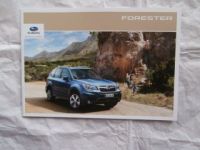 Subaru Forester Prospekt Januar 2014 NEU