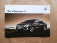 VW CC + R-Line Oktober 2013 Prospekt NEU