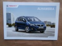 Seat Alhambra Prospekt Januar 2014 +Zubehör NEU