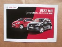 Seat Mii Edition RED & Edition Black Dezember 2013 NEU