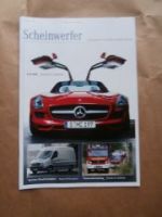 Mercedes Benz Scheinwerfer 5/2009 SLS AMG BR197,Sprinter BlueEFF