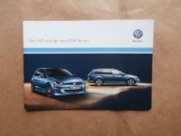 VW Golf7 und Variant Vorstellungsprospekt Mai 2013 NEU