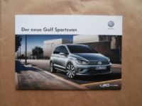 VW Golf Sportsvan Mai 2014 +Preisliste NEU