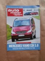 AMS 24/2006 Mercedes Viano CDI 3.0 vs. VW T5 Multivan 2.5TDI
