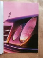 Mercedes Benz E-Klasse W210 Prospekt August 1995 Rarität