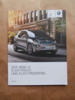 BMW i3 (i01) Prospekt September 2014 NEU