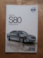 Volvo S80 T4 T5 T6 AWD,D2,D3,D4,D5 +AWD 1.November 2013