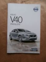 Volvo V40 +R-Design T2 T3 T4 T5 D2 D3 D4 1.November 2013