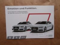 Audi A6 A7 Sportback S line selection +Businesspaket 5/2014 NEU