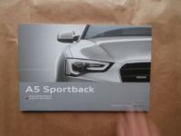 Audi A5 Sportback +S5 +S line +Exclusive April 2014 NEU